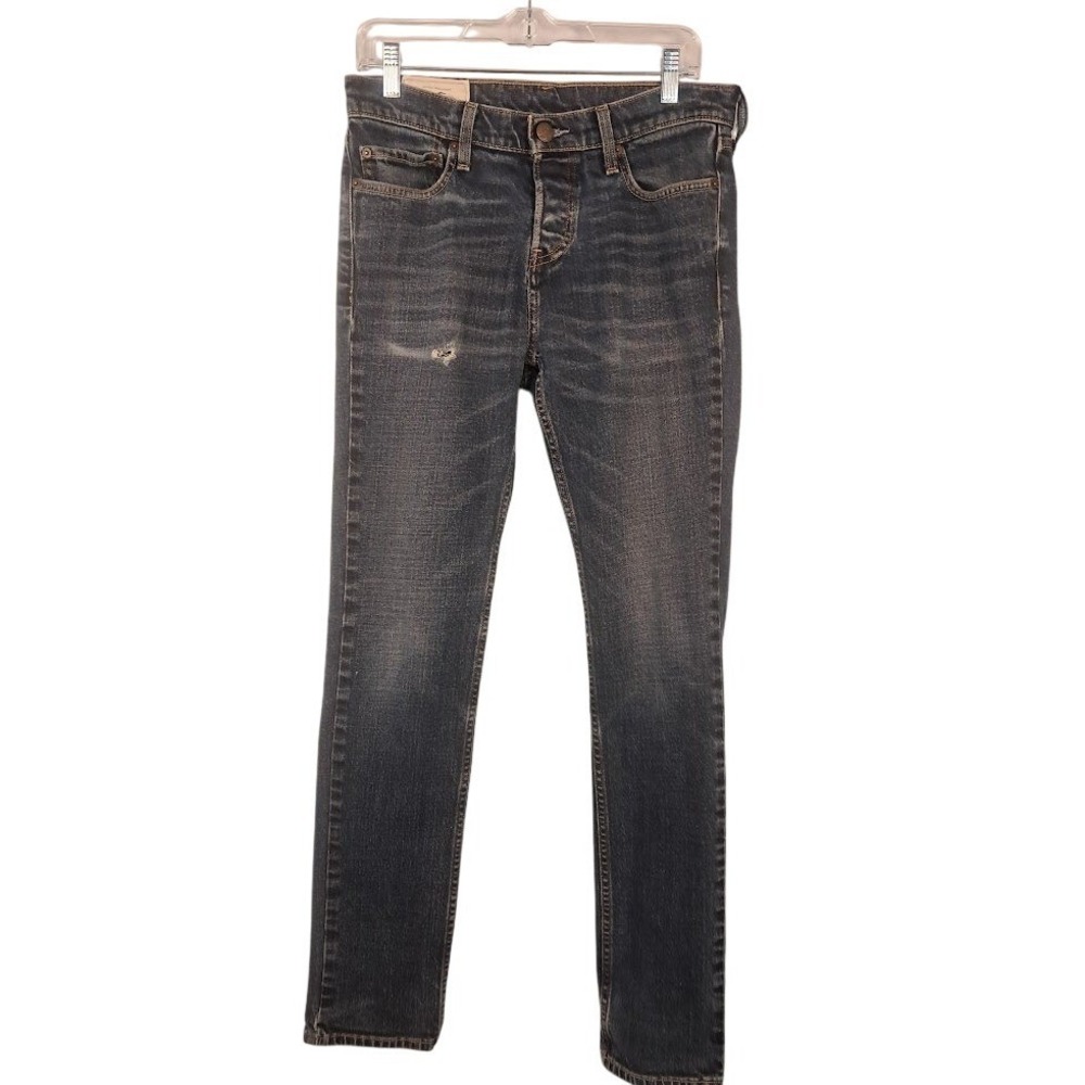 HOLLISTER Jeans 30x32 Men's The Hollister Skinny Distressed Button Fly Denim